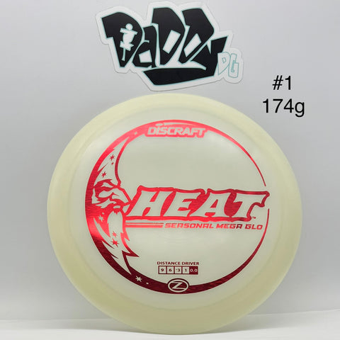 ****NEW Discraft Seasonal Mega Glo Heat Distance Driver