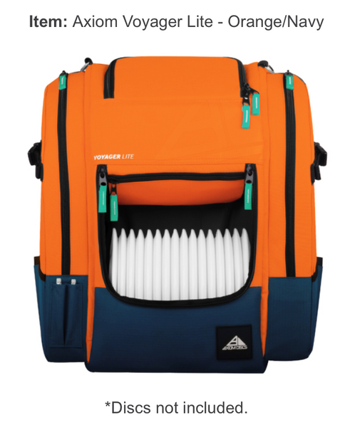 Axiom, MVP & Streamline Voyager Lite Disc Golf Backpack Bag