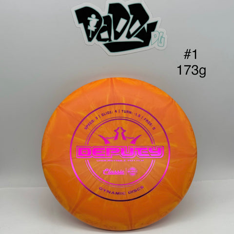 Dynamic Discs Classic Deputy Understable Putter