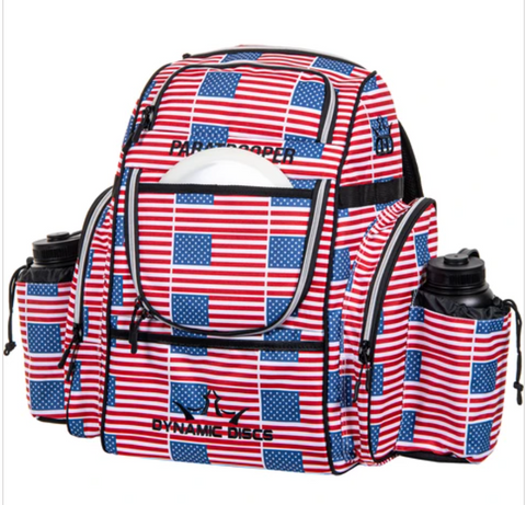 Limited Edition Dynamic Discs Paratrooper Backpack with United States Flag Pattern