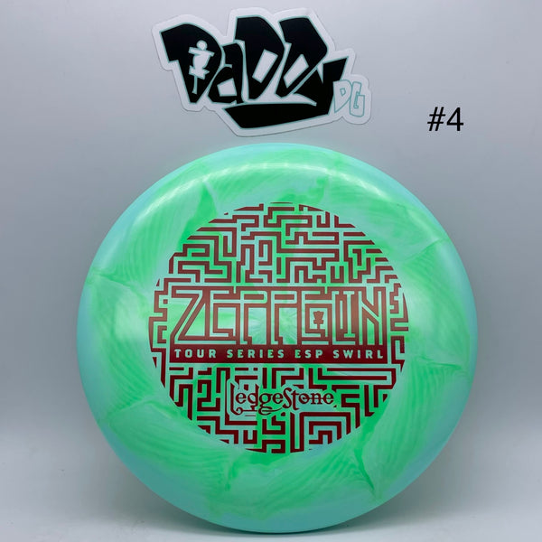 Discraft ESP Swirl Zeppelin 2022 Ledgestone Stamped Putt