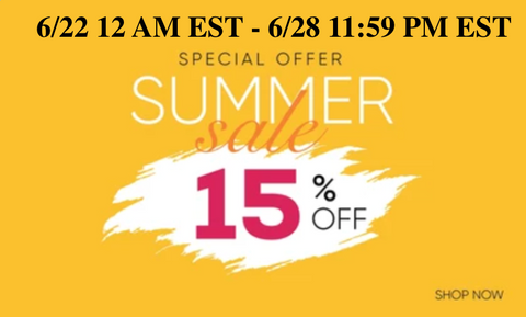 MVP SUMMER SALE - 15% off Select Items