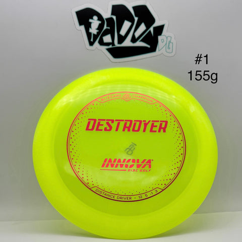 Innova Blizzard Champion Destroyer Distance Driver