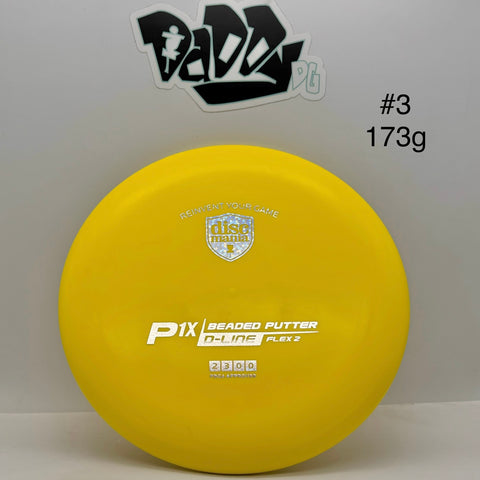 Discmania D-Line (Flex 2) P1x Beaded Putter