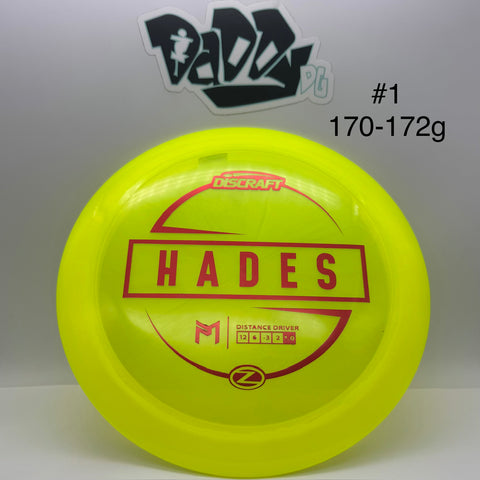 Discraft Paul McBeth Z Hades Distance Driver