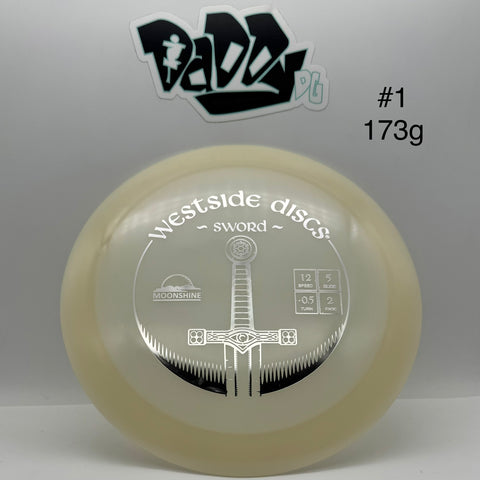 Westside Discs VIP Moonshine Glow Sword Distance Driver
