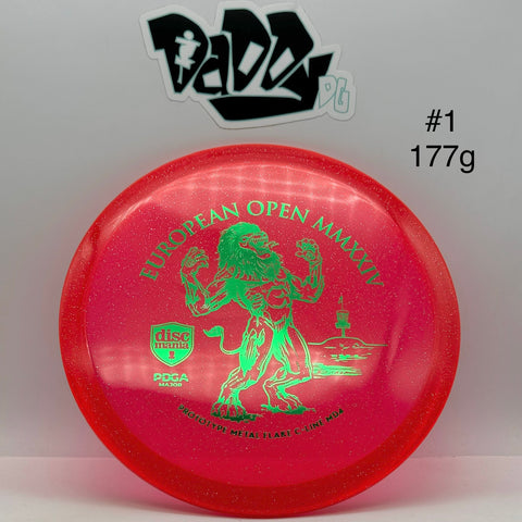 *NEW Discmania Prototype Metal Flake C-Line MD4 2024 European Open Stamped Midrange