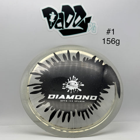 ****NEW Latitude 64 Opto-Ice Sparkle Splash Diamond Fairway Driver