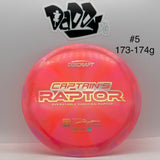 ****NEW Discraft Z-Swirl 2025 Paul Ulibarri's Captain's Raptor Distance Driver
