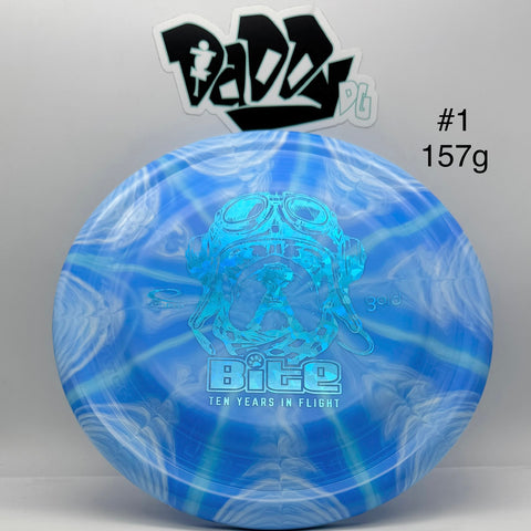 ****NEW Latitude 64 Gold Burst Bite - 10 Year Anniversary Dog Disc