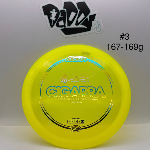 ****NEW Discraft Anthony Barela First Run Z-line Cigarra Driver