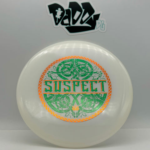 ****NEW Dynamic Discs Lucid-Ice Suspect St. Patrick's Day Stamped Midrange