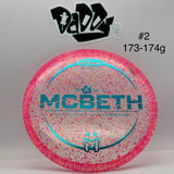 ****NEW Discraft Luna Z-Confetti Paul McBeth Victory Edition Putt & Approach