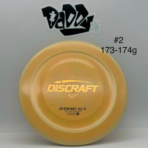 Discraft First Run ESP Zone GT Putt & Approach