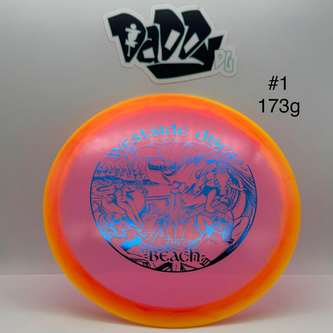 ****NEW Westside Discs VIP-X Orbit Warship Westside at the Beach Stamped Midrange