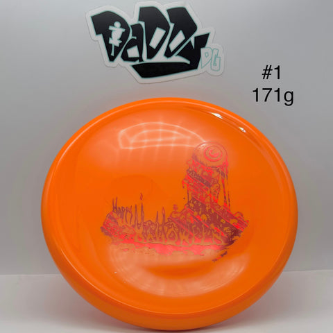 ****NEW Kastaplast K1 Berg - Limited Edition 2025 Halloween Skulboy Blood Mountain Stamp Putt & Approach