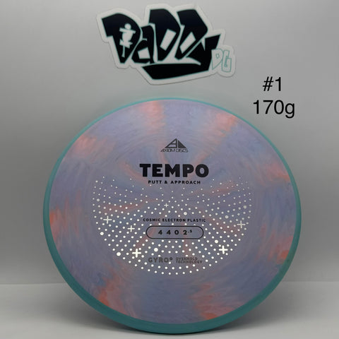 ****NEW Axiom Cosmic Electron Tempo Putt & Approach Disc
