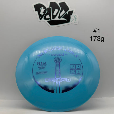 Westside Discs Tournament Sword Distance Driver