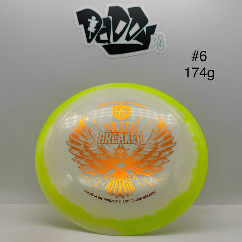 Discmania Color Glow Horizon C-Line Cloud Breaker Gannon Buhr Signature Series Distance Driver