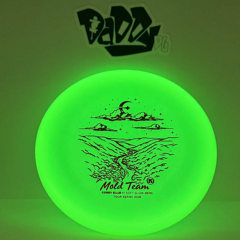 ****NEW Kastaplast K1 Soft Glow Berg - 2026 Corey Ellis Team Stamped Putt & Approach