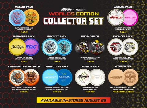 ****NEW 2026 WORLDS Innova Buzzz and Discraft Roc Edition Collector Set