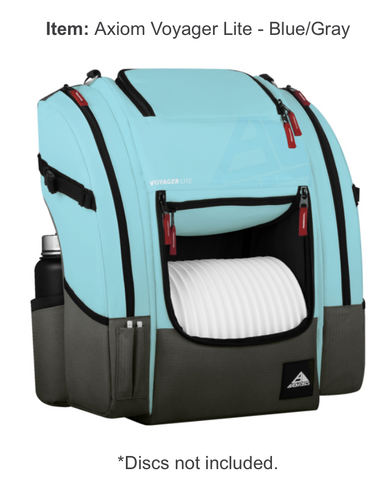 Axiom, MVP & Streamline Voyager Lite Disc Golf Backpack Bag