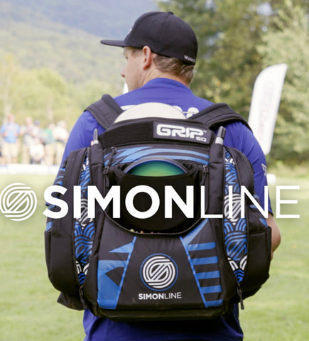 *NEW GRIP Eq. Simon Lizotte Simon Line Signature Series AX5 Disc Golf Backpack **PICKUP ONLY**