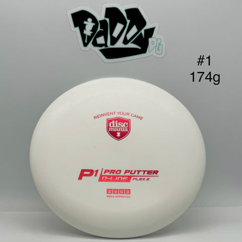 Discmania D-Line (Flex 2) P1 Putter