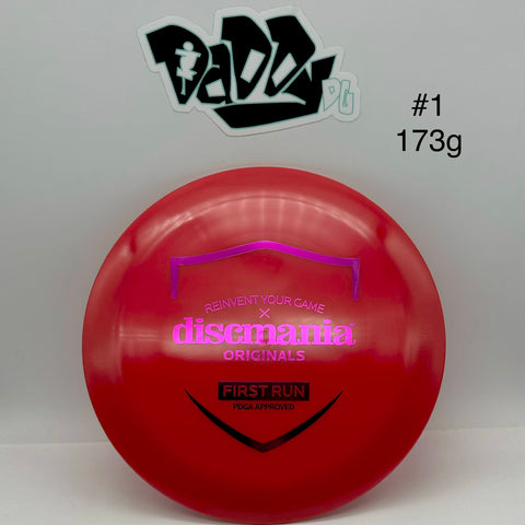 **NEW Discmania First Run S-Line DD1 Distance Driver