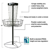 MVP Black Hole® Precision Disc Golf Basket