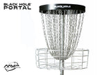 MVP Black Hole® Portal Permanent & Portable Course Disc Golf Basket (Version 2)