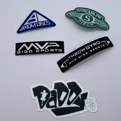 MVP, Axiom & Streamline Iron On Patches