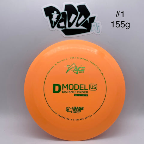 Prodigy ACE Line D Model US BaseGrip Plastic Distance Driver