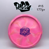 Discraft ESP Swirl Flx Buzzz 2022 Ledgestone Bottom Stamped Midrange