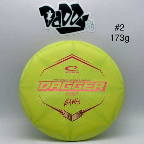 Latitude 64 Zero Hard Burst Dagger Ricky Wysocki Socibomb Stamped Putt & Approach