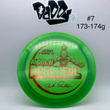 Discraft Z Metallic Force 2021 Tour Series Andrew Presnell stamped distance Driver