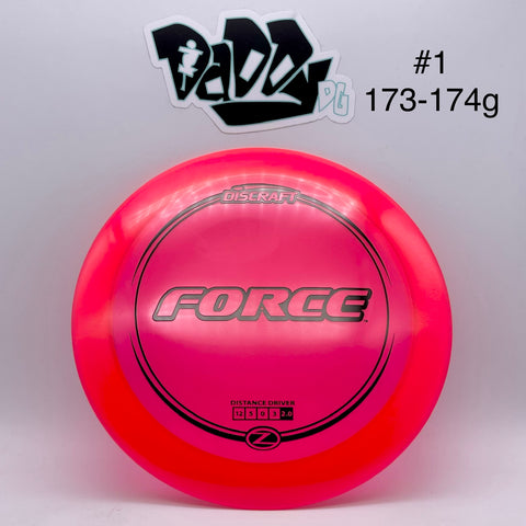 Discraft Force Z Line Distance Driver