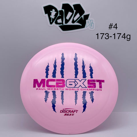 **NEW Discraft ESP Heat Paul McBeth 6x MCB6XST Stamped Distance Driver