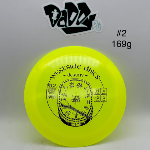 Westside Discs VIP Destiny Distance Driver