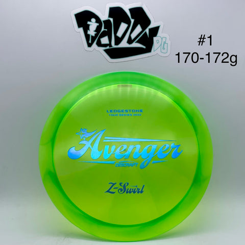 Discraft Z-Swirl Avenger SS 2022 Ledgestone Tour Series Distance Driver