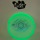 Discraft Z-Glo Zone Team Infinite Eric Oakley Stamped Putt & Approach
