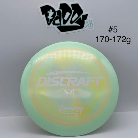 **NEW Discraft ESP Venom First Run (retooled) Distance Driver