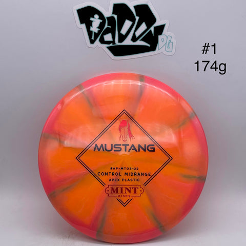 Mint Discs 3rd Run Swirly Apex Mustang Midrange