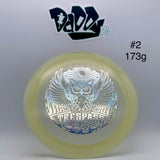 Dynamic Discs Trespass Lucid-X Glow Moonshine Kona Panis 2022 Tour Series Stamped Distance Driver