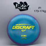 Discraft Sting ESP Line Understable Control Driver