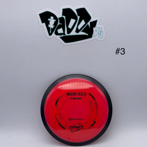 MVP Macro Tesla Mini Disc MarkerNeutron  Mini marker, Tesla, Portable disc  golf basket